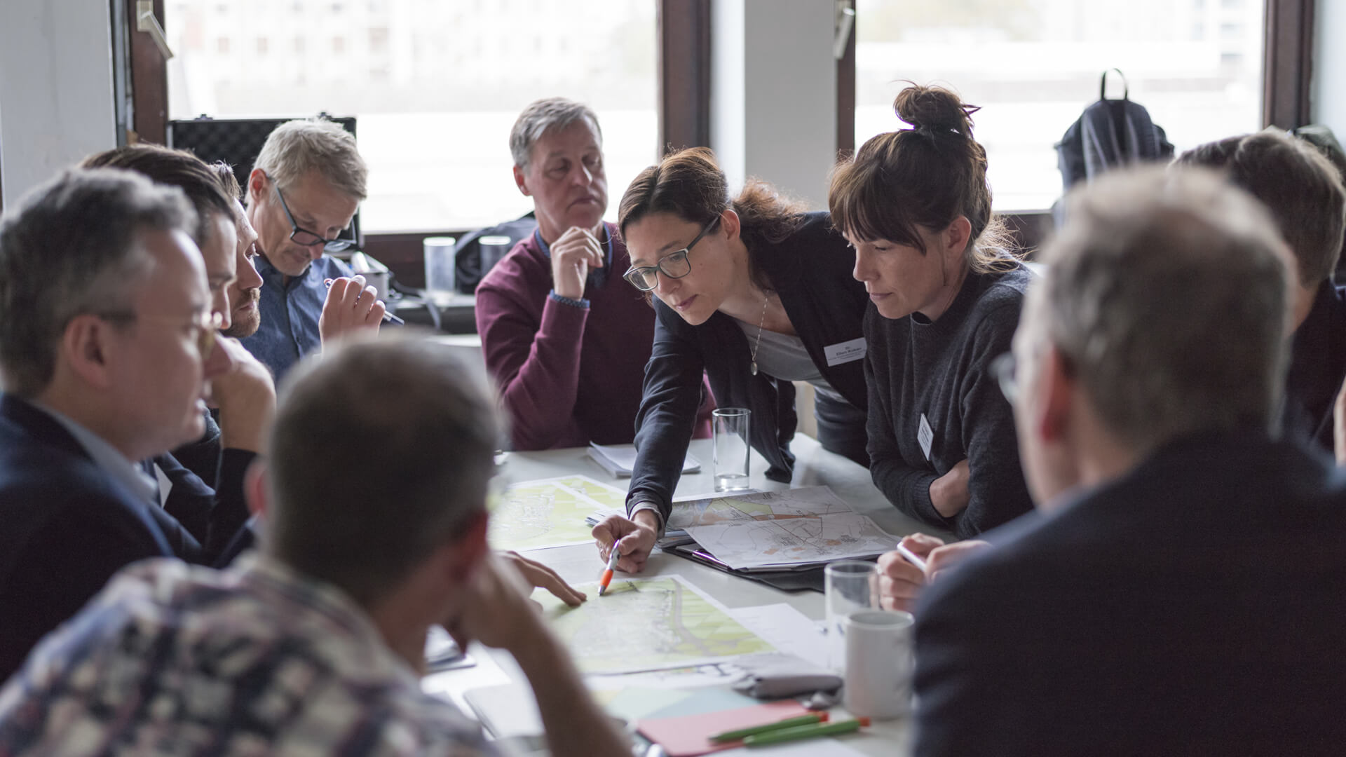 2019: Workshop PHV mit dem agilen Team der Stadtverwaltung, der IBA und den Fachplanerinnen und -planern. © Diemer