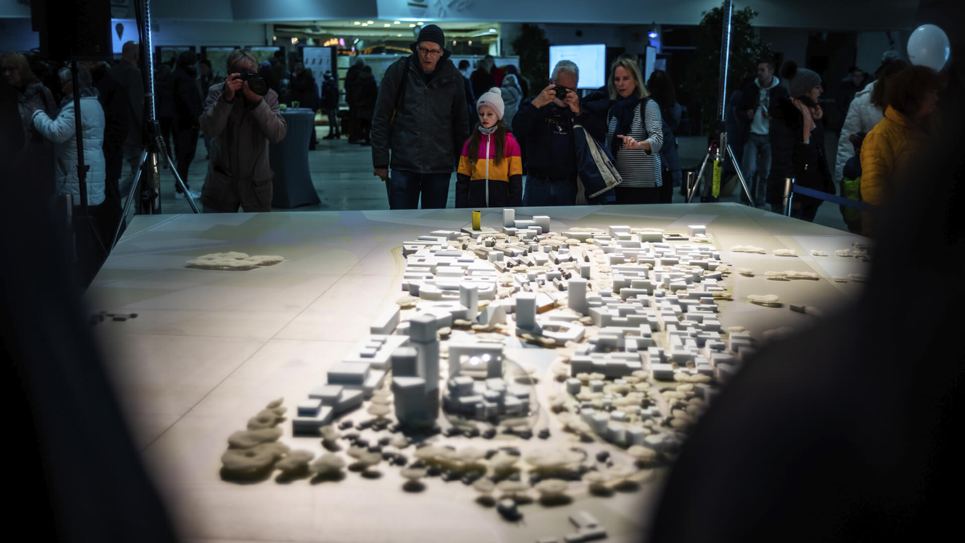 Bürgerfest im Januar 2020: Bürgerbeteiligung und Informationen zum Dynamischen Masterplan. © Dittmer